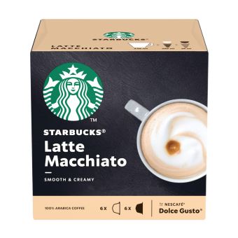 Set van 12 capsules Dolce Gusto Starbucks Nescafé Latte Macchiato - 1
