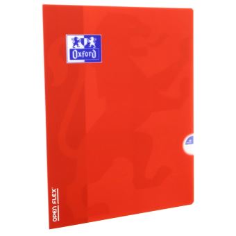 Oxford, Notitieboeken, A4, geruit, 4 x 4, extra stevige omslag, 80 vellen, 5 stuks, verschillende levendige kleuren