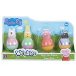 Jouets à bascule Giochi Preziosi Weebles Peppa Pig Coffret 4 personnages Modèle aléatoire