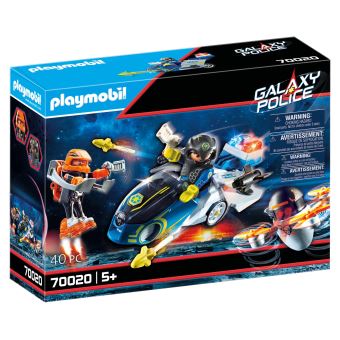 Playmobil Galaxy Police 70020 Moto et policier de l'espace