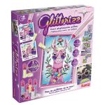 Jeu créatif Lansay Glitterizz Lamas phosphorescents paillettes