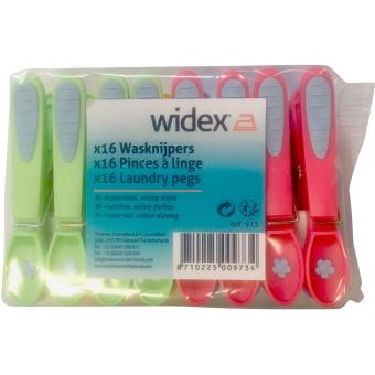 Pack de 16 pinces à linge Widex