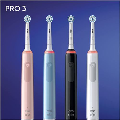 ORAL B Pro3 3000 Sensitive Clean Brosse à dents éléctrique White