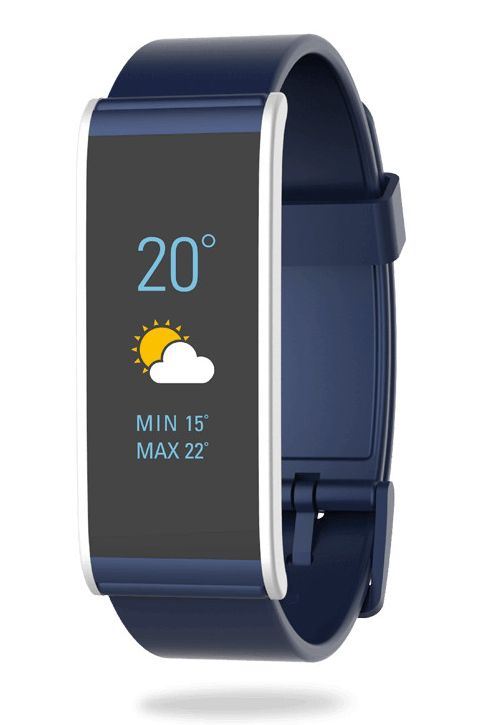 Tracker d'activité MyKronoz ZeFit 4 Bleu et argent