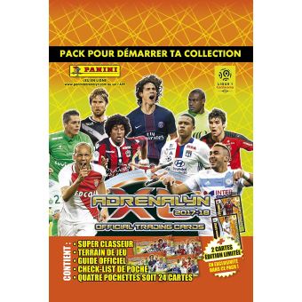 Pack Starter Foot Adrenalyn Xl Ligue 1 17 18 Panini Carte A Collectionner Achat Prix Fnac