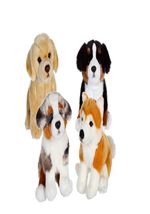 Animal en peluche Gipsy Chiens réalistes assis 25 cm Modèle aléatoire