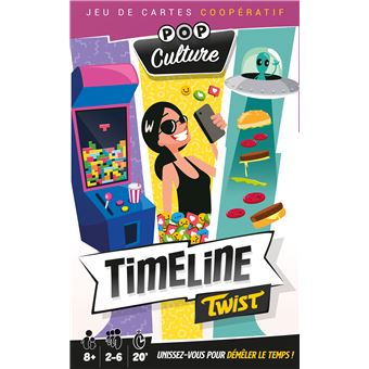 Jeu de stratégie Asmodee Timeline Twist Pop Culture