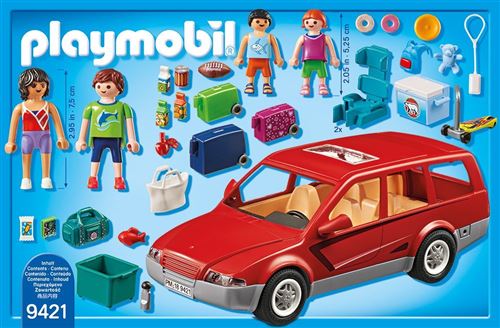 Playmobil Family Fun La Villa De Vacances 9421 Famille Avec Voiture Playmobil Achat Prix Fnac