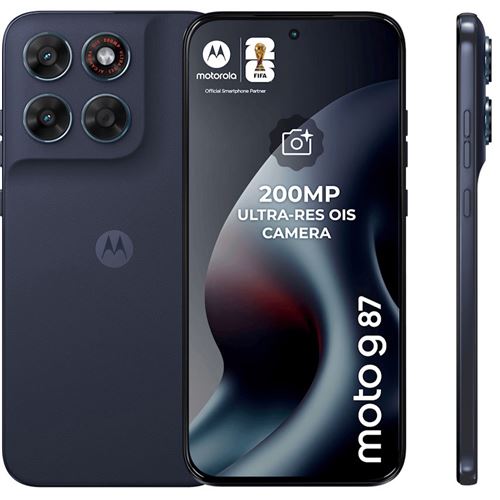 Motorola Pantone Overture Moto G87 - 5G Smartphone - Double Sim - Ram 8 Go / Mémoire Interne 256 Go - Microsd Slot - Oled Display - 6.78" - 2772 X 1272 Pixels - (120 Hz) - 3 X Caméras Arrière 200 Mp, 8 Mp - Front Camera 32 Mp