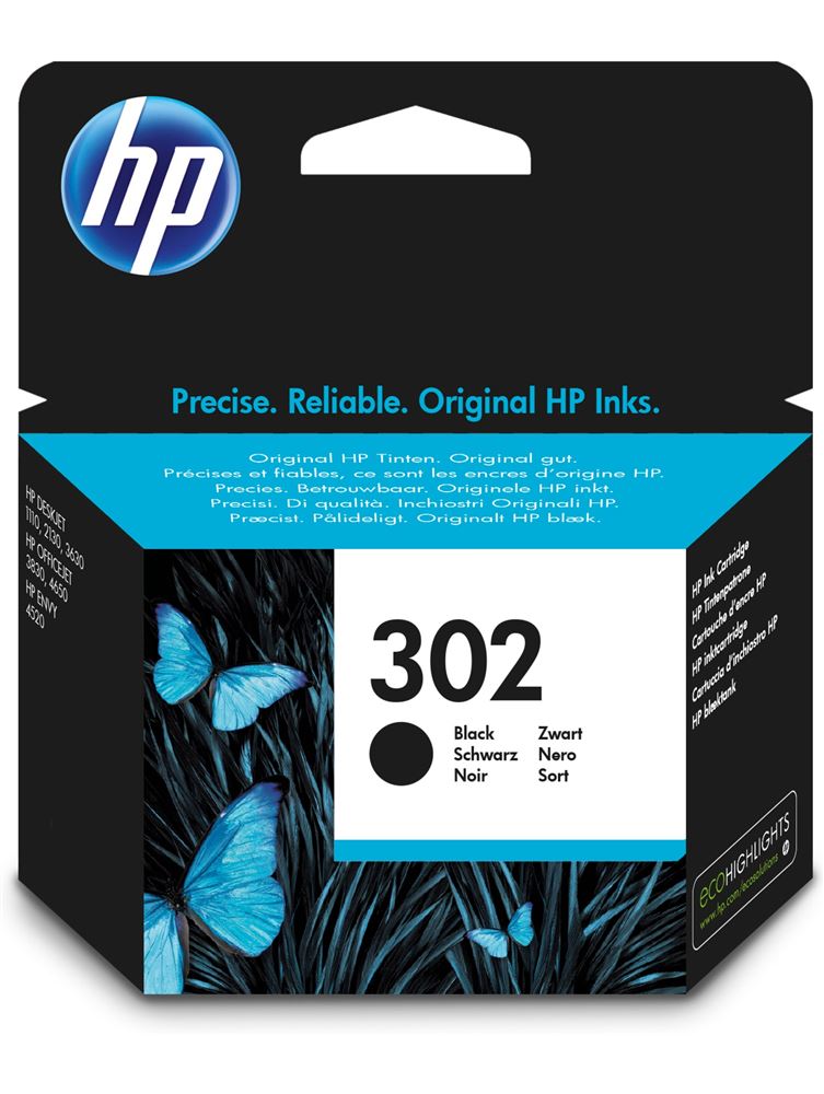 Cartouche D'encre 302 XL Noir Compatible HP Deskjet 3636 - Rechargée, Neuve