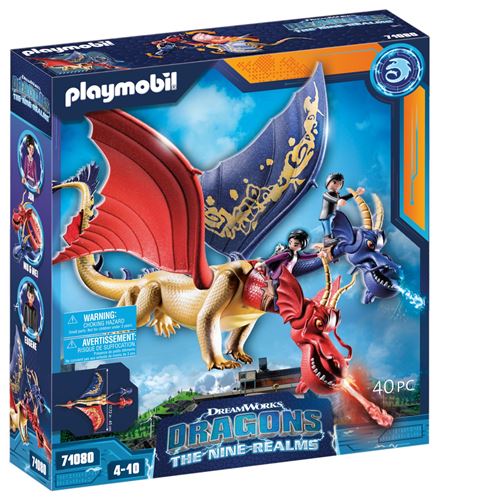 Playmobil Dragons 71080 The Nine Realms Wuwei And Jun