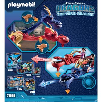 Playmobil Dragons 71080 The Nine Realms Wuwei and Jun