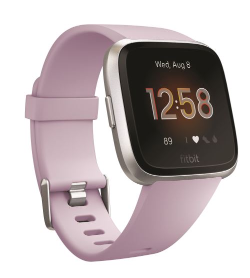 Montre connectée Fitbit Versa Lite Argent et Lilas
