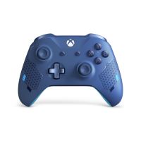 Manette Xbox One Microsoft Sans Fil Edition Spéciale Sport Bleue