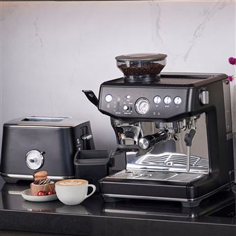 Machine à café avec broyeur Sage Barista Express Impress – 1850 W – Acier inoxydable Noir