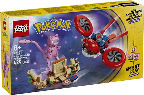 LEGO® Pokémon™ 72161 SMART Play™ : Recherche de Mew fabuleux en drone