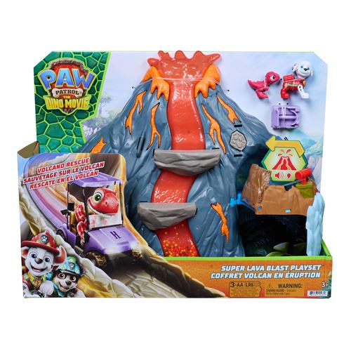 Pack de 2 figurines Paw Patrol Pat’patrouille Roaring Pup Pals Rex Le Film Mission Dino