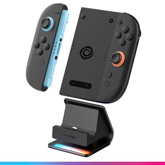 Support de charge Oniverse Fusion Dock 2 Joycons + Controller Grip pour Nintendo Switch 2 Noir - 1