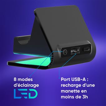 Support de charge Oniverse Fusion Dock 2 Joycons + Controller Grip pour Nintendo Switch 2 Noir