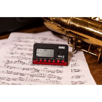 Métronome Korg MA 2BKRD Noir et Rouge