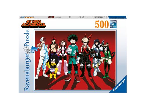 Puzzle 500 pièces : My Hero Academia les super héros Ravensburger France - vue 10