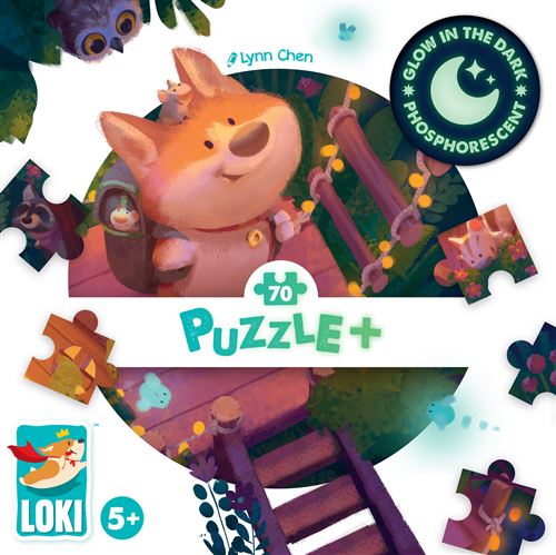Puzzle 70 pièces Iello Loki Explore la Cabane