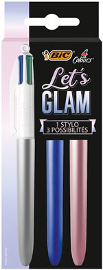 Stylo à bille Bic 4 Couleurs Customize Me Glam