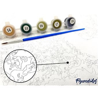 KEYIFA Papillon Peinture Par Numéros Pour Adulte Avec Cadre