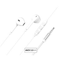 Kit Oreillette Avec Micro Et Boîtier - Jack 3.5mm Universel, Pour Motorola Et Autres - Noir