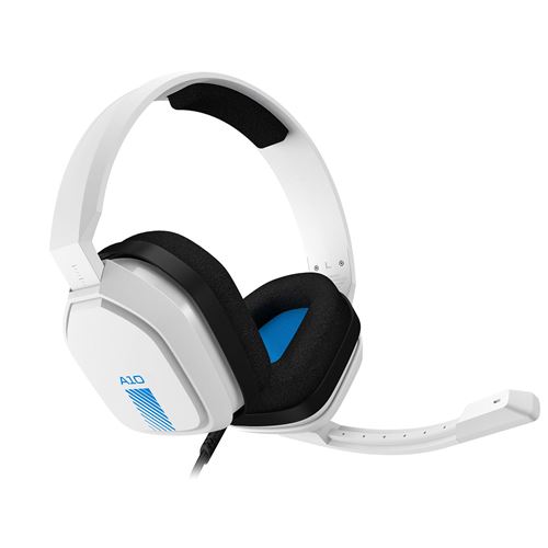 Micro-Casque Astro A10 Circum-Aural Blanc Et Bleu