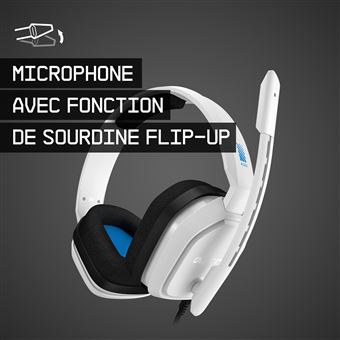 Micro-casque Astro A10 circum-aural Blanc et Bleu