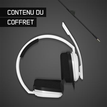 Micro-casque Astro A10 circum-aural Blanc et Bleu