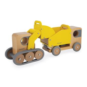 Camion en bois Janod - Camion de bricolage enfant dès 2 ans