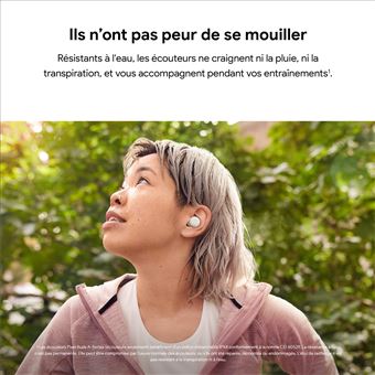 Google Pixel Buds A-Series - Écouteurs sans fil avec micro - intra-auriculaire - Bluetooth - isolation acoustique - Charbon