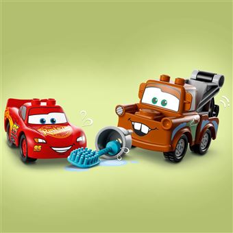 Lego 10924 duplo cars le jour de course de flash mcqueen disney pixar avec  voitures jouet pour enfants de 2 ans et plus - La Poste