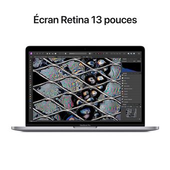 MacBook Pro 13'' 1To SSD 16Go RAM Puce M2 CPU 8 cœurs GPU 10 cœurs Gris sidéral Nouveau