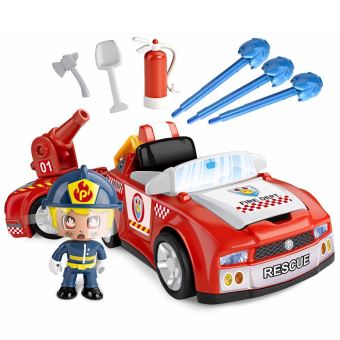 Véhicule Pompier Pinypon Action