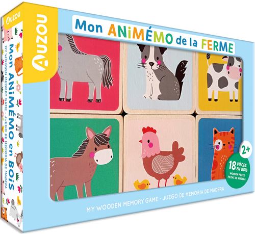 Cubes Auzou Mon Animémo De La Ferme