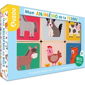 Cubes Auzou Mon Animémo de la ferme