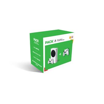 Pack Fnac Console Xbox Series S + 2 Manettes sans fil robot Blanc