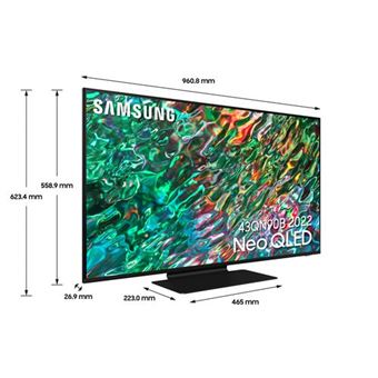 TV Samsung Neo QLED 43'' QE43QN90B 4K UHD Noir Titane 2022