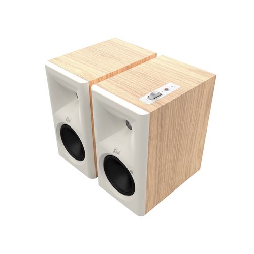 Enceintes amplifiées Hi Fi Bluetooth Klipsch The Fives II Chêne Vendues à la paire