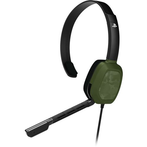 Micro-casque PDP Afterglow LVL 1 Vert pour PS4