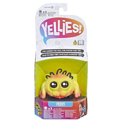 Araignée en peluche Yellies Peeks
