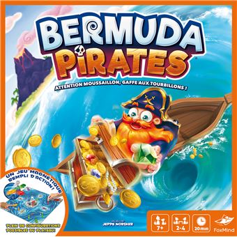 Jeu d'adresse Asmodee Bermuda Pirates