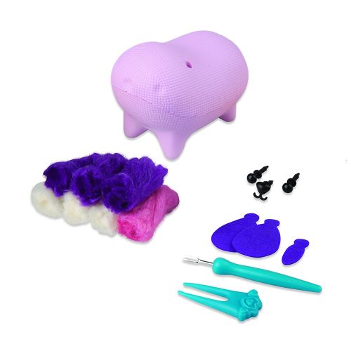 ORB – Kit Fluffable Hamster – DIY Laine – 7 Mèches + 6 Accessoires – Dès 6 Ans – Créer Sa Peluche Personnalisée