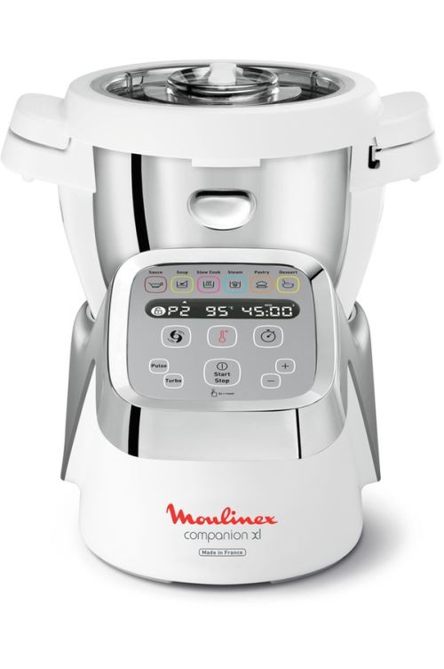 Moulinex Companion XL HF806E10 - Robot cuiseur - 4.5 litres - 1.6 kWatt - argent