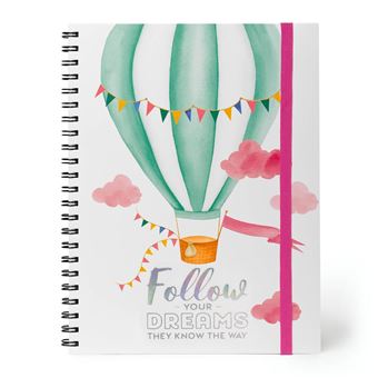 Carnet spirale Legami Trio A4 Air Balloon