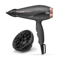 Sèche-cheveux GENERIQUE Sèche-cheveux électrique sans fil recharge portable  noir avec sèche-cheveux automatique, buse de séchage