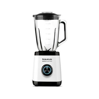 Blender Taurus Succo Glass 1000 avec bol en verre 1000 W Blanc et noir